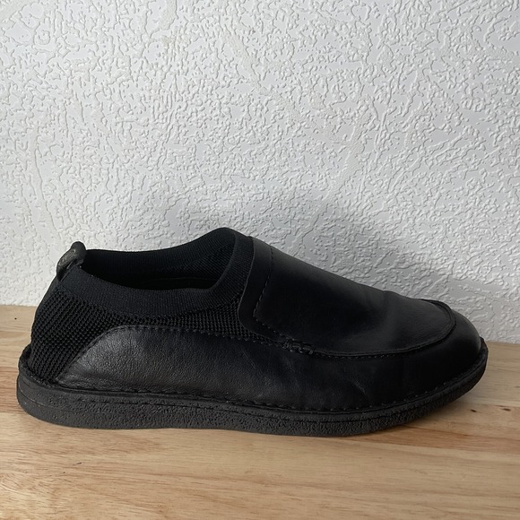 Born Other - Born Samuel Men's black nubuck leather moc toe slip on loafer shoes size 10,5 M*